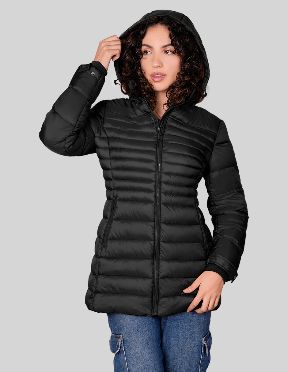 Chamarra acolchada greenlander para mujer