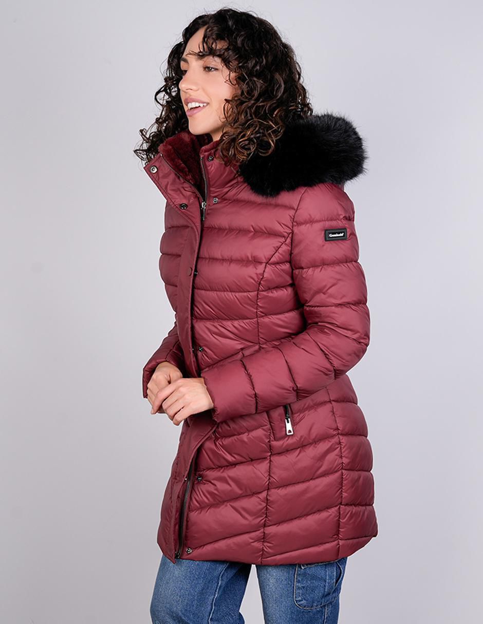 Chamarra capitonada corte slim fit para mujer 3