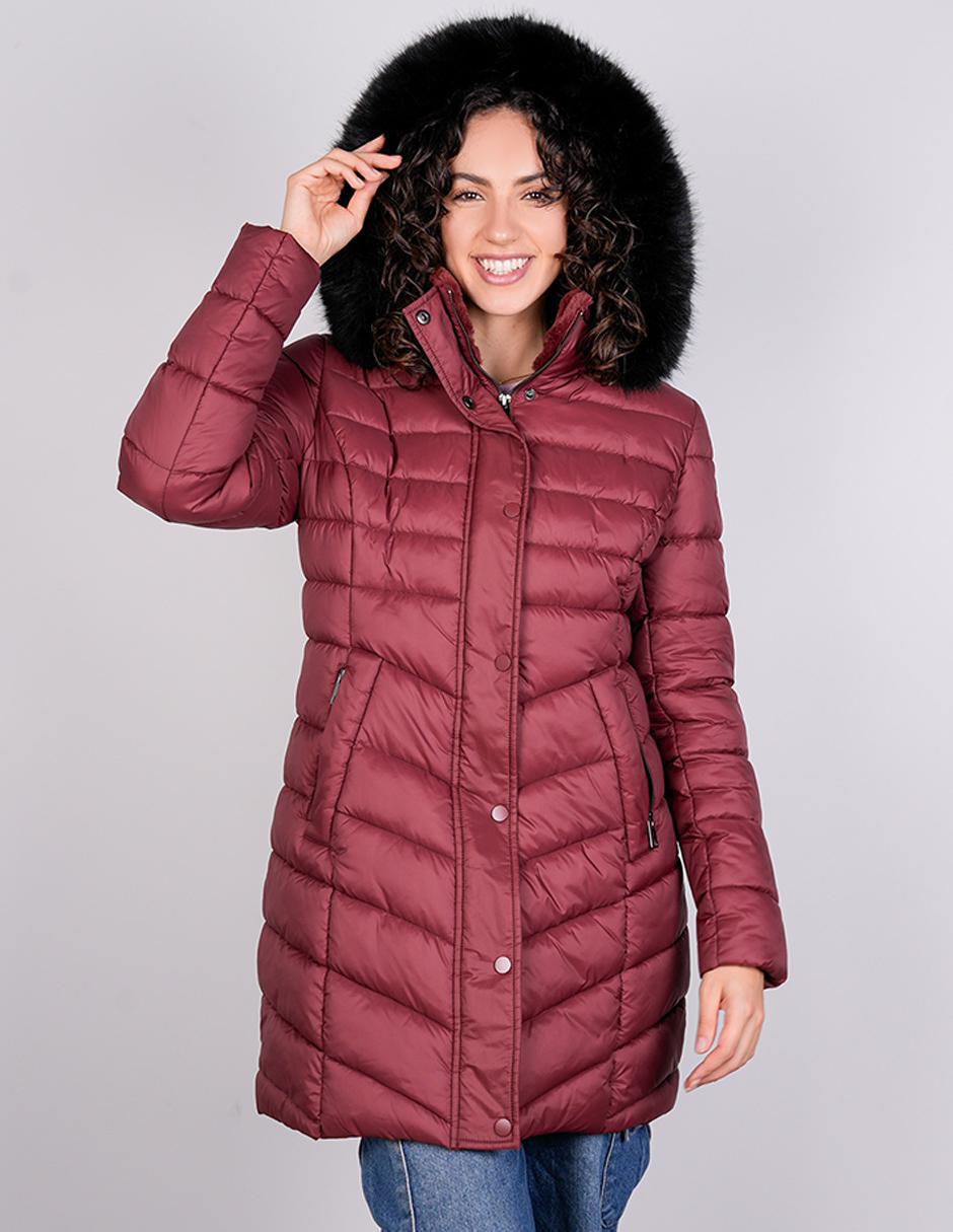 Chamarra capitonada corte slim fit para mujer 5
