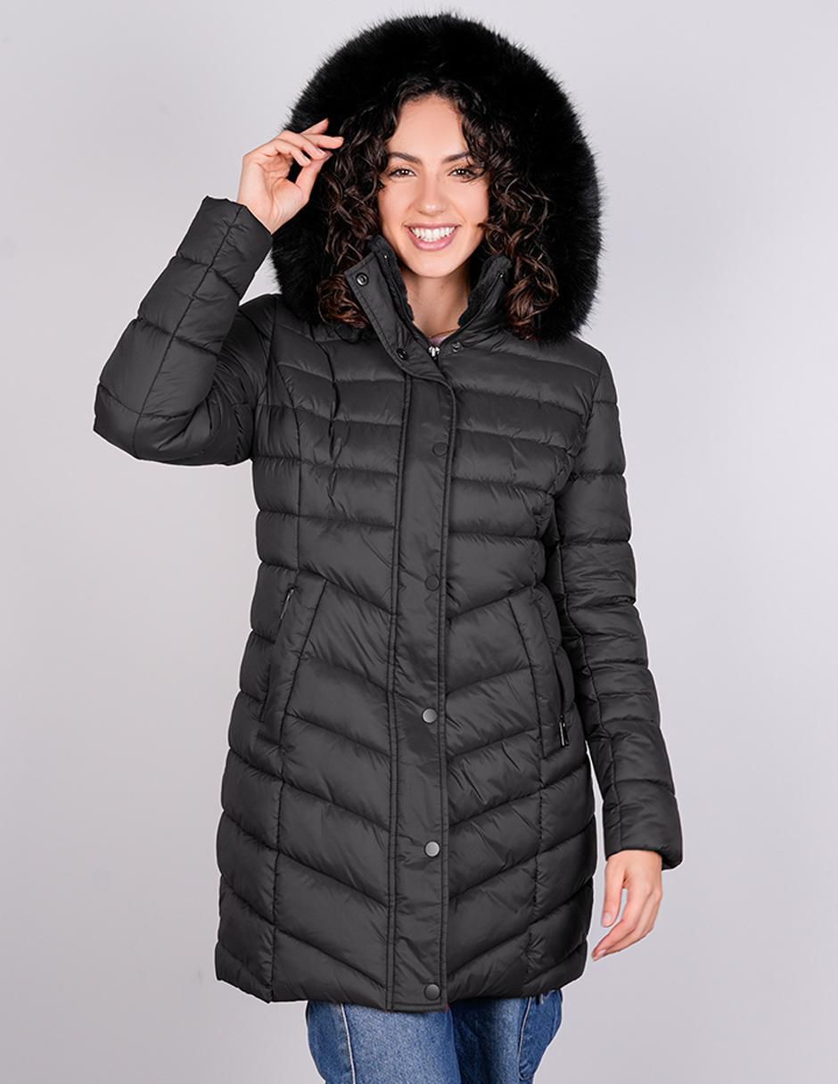 Chamarra capitonada corte slim fit para mujer 2