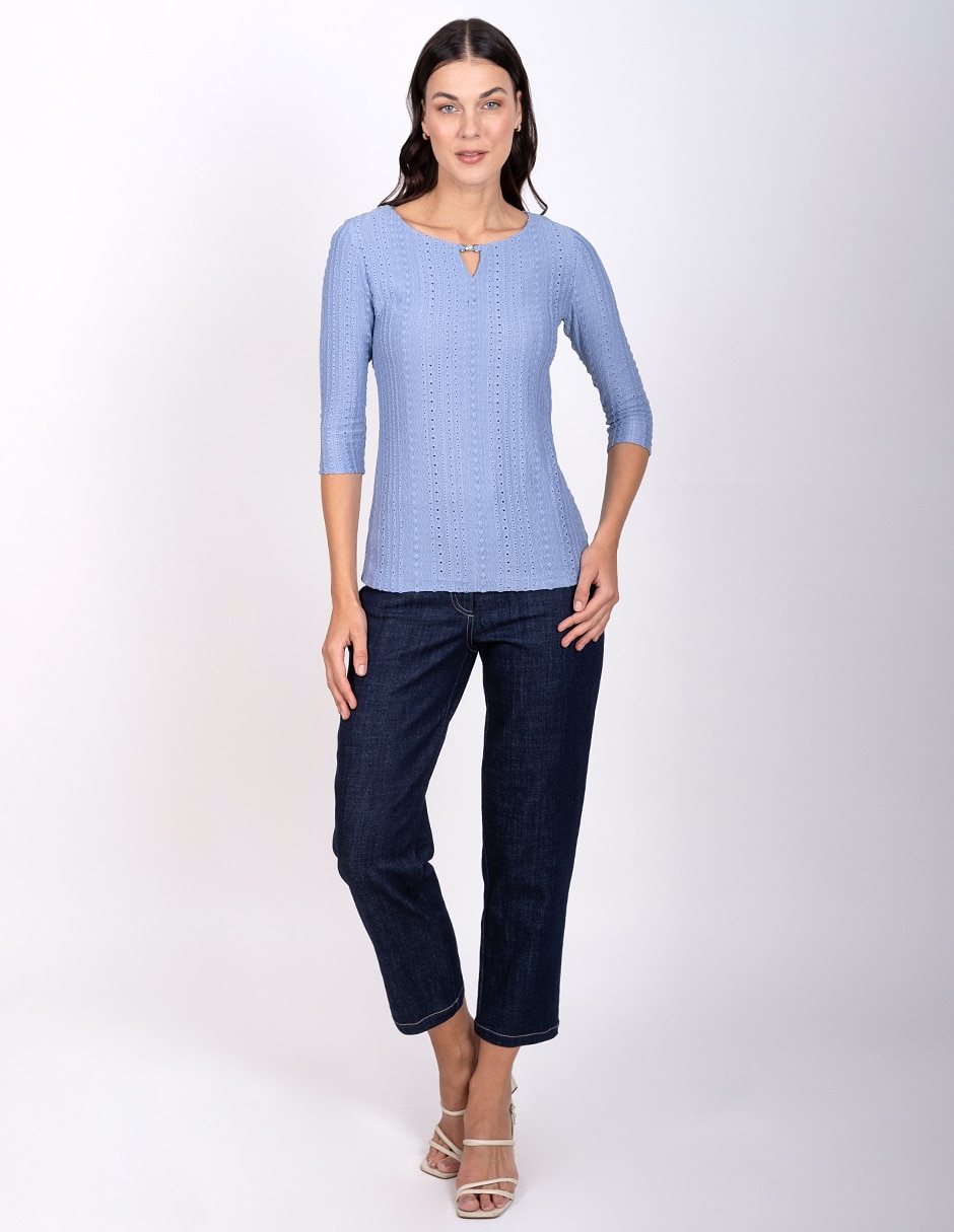 Blusa delirium manga 3/4 para mujer