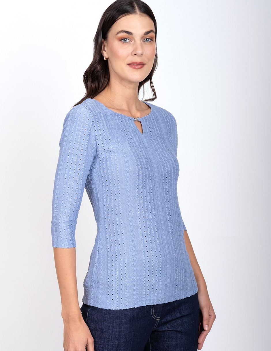Blusa delirium manga 3/4 para mujer