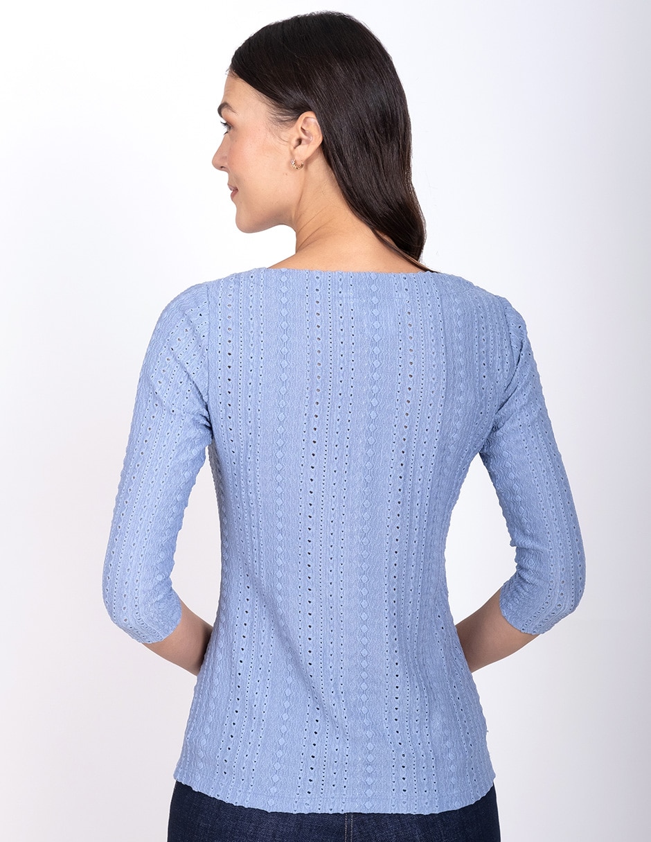 Blusa delirium manga 3/4 para mujer