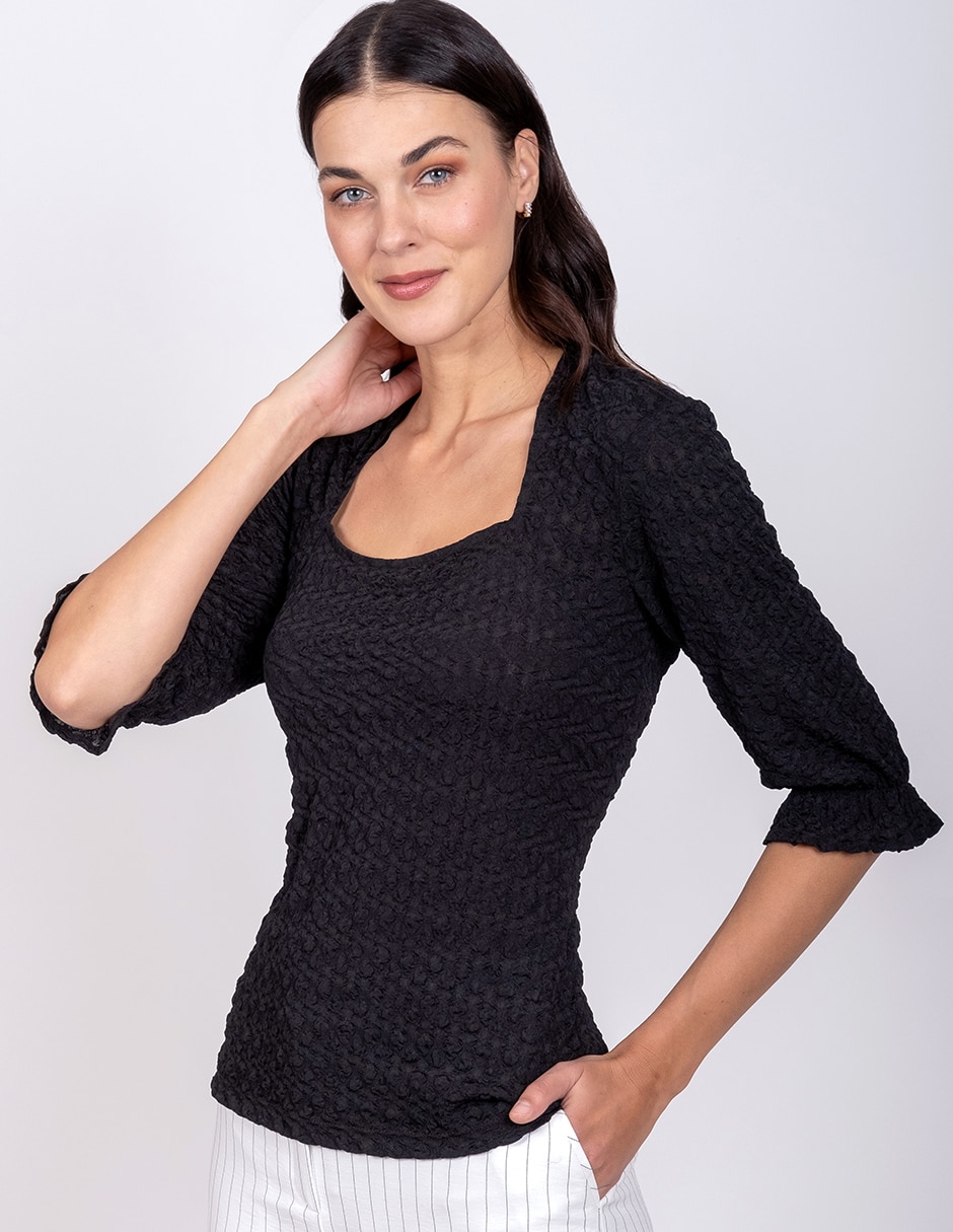 Blusa delirium manga 3/4 para mujer