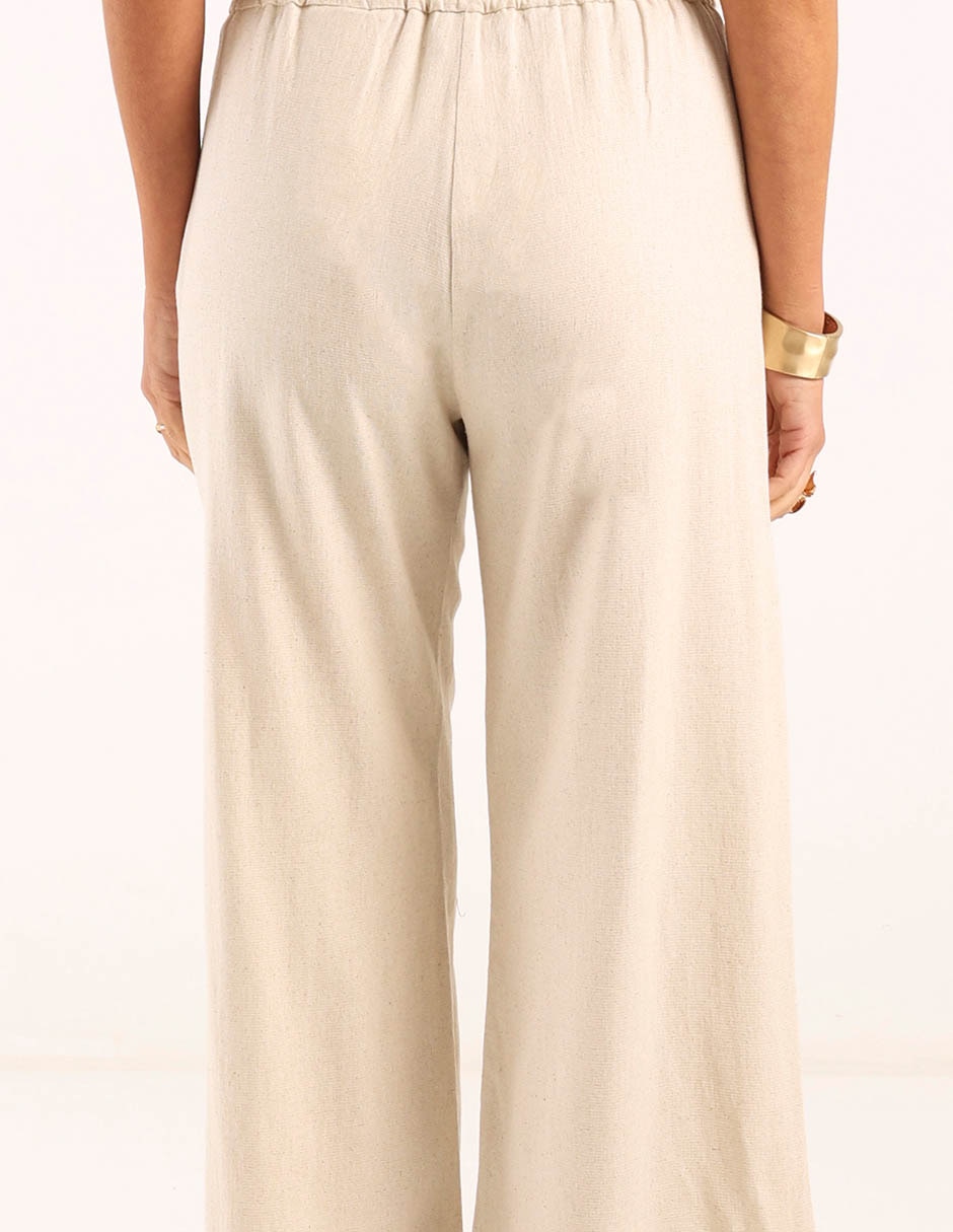 Pantalón coulotte relajado para mujer 3
