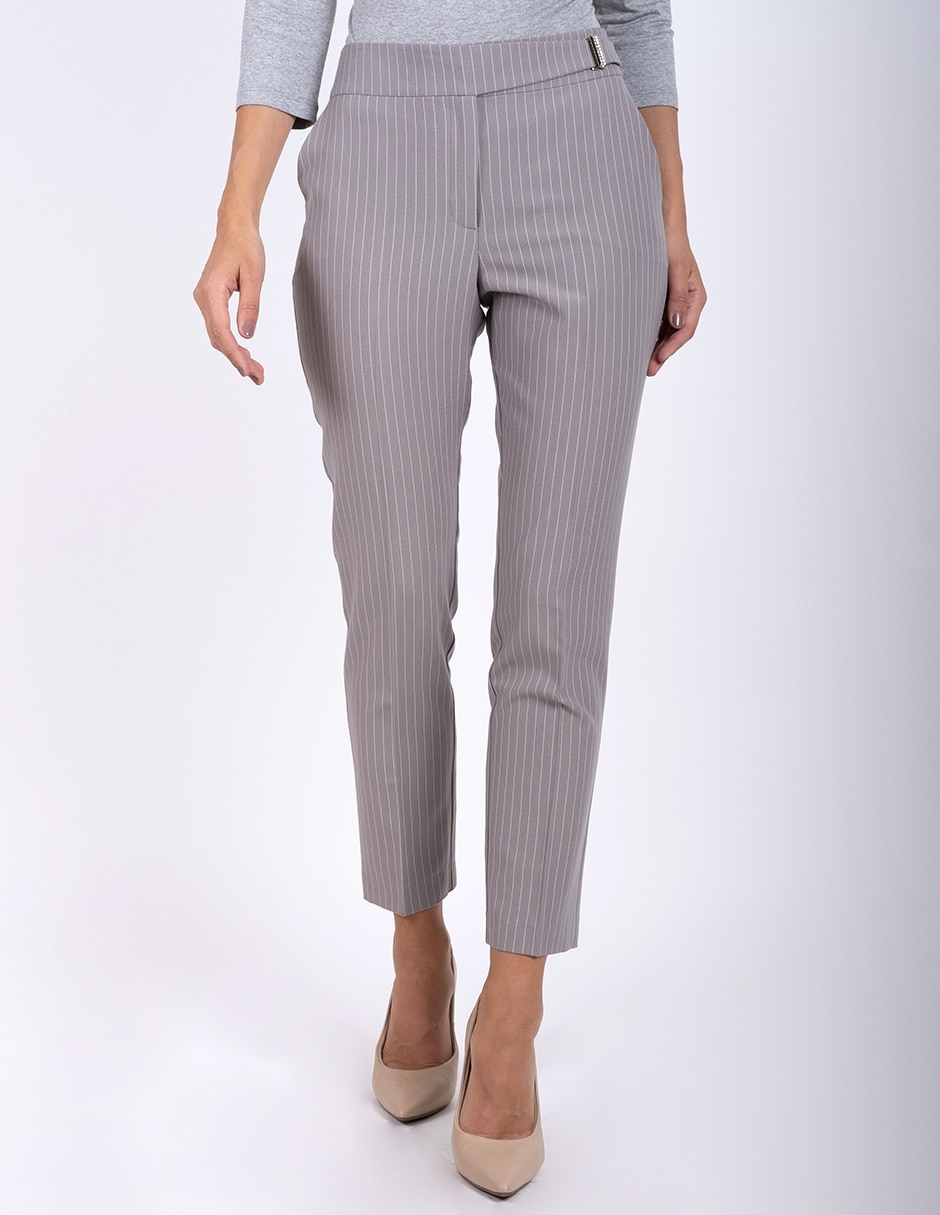 Pantalón capri straight para mujer Pantalón capri straight para mujer