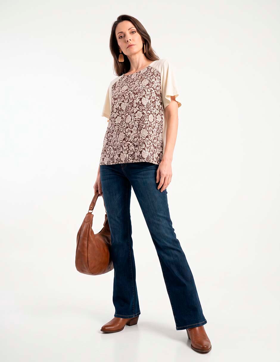 Blusa manga corta para mujer 3
