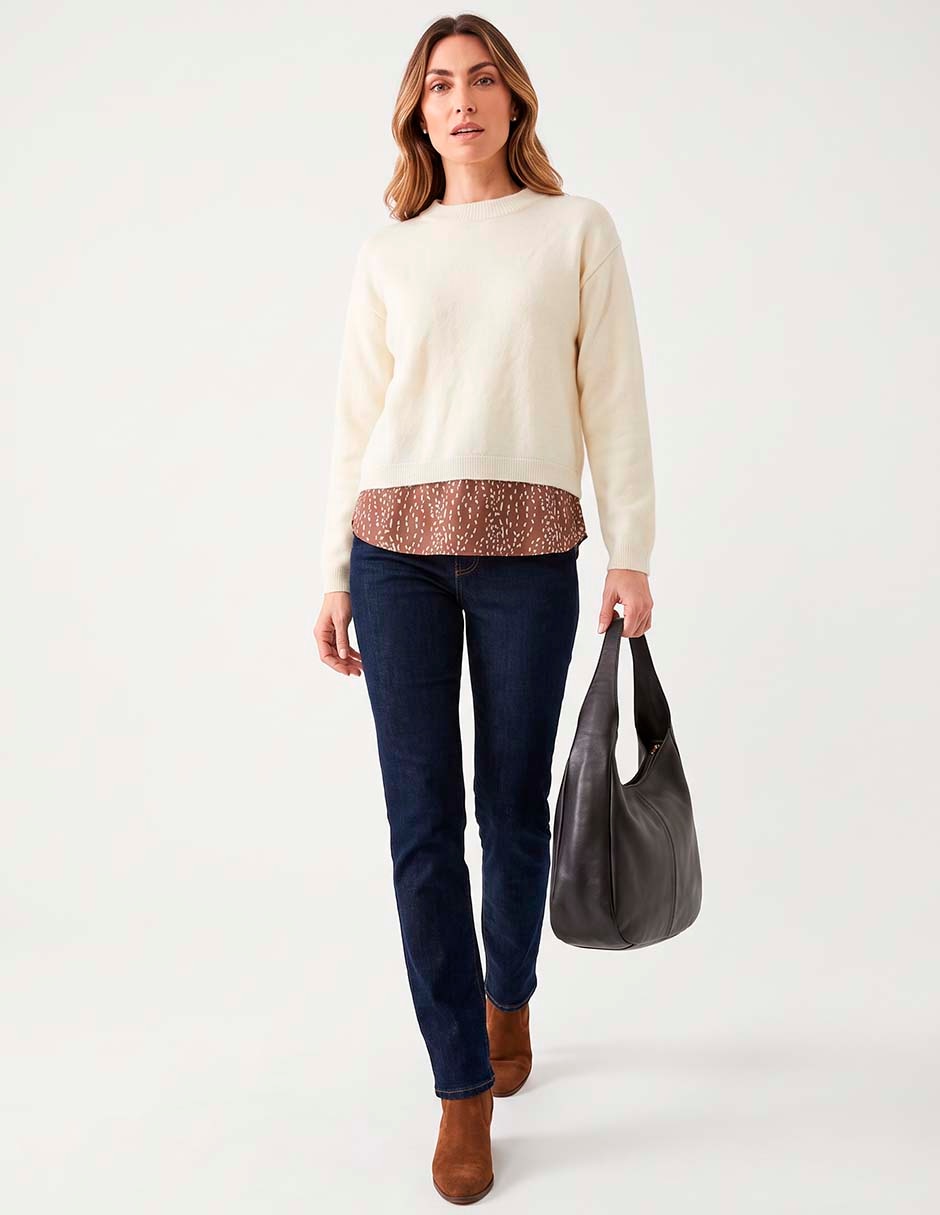 Suéter Leib cuello redondo para mujer 3