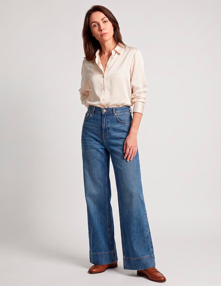 Jeans wide leg para mujer 3