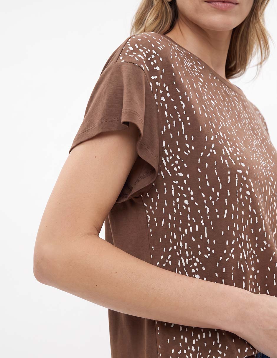 Blusa manga corta para mujer 4