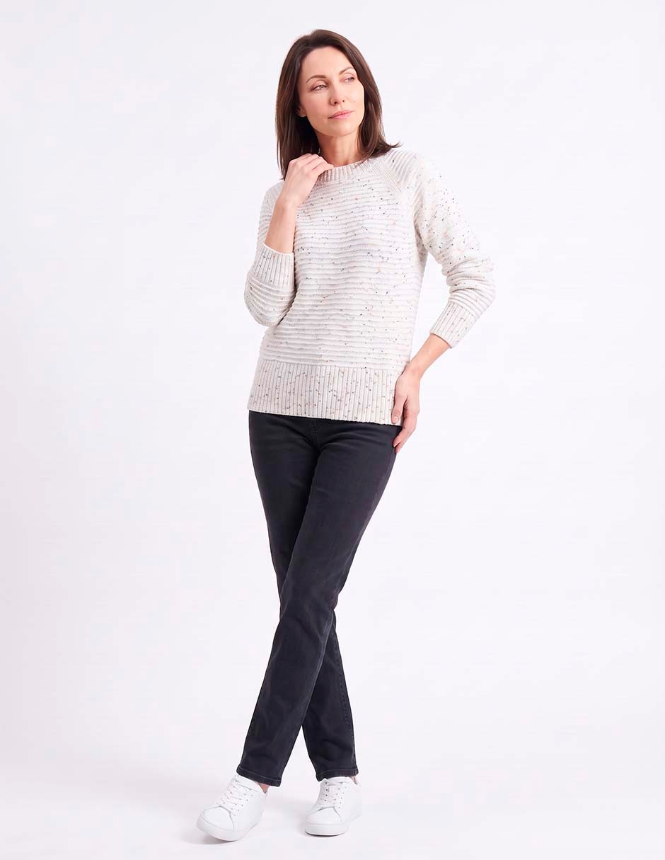 Suéter cuello redondo para mujer Suéter cuello redondo para mujer