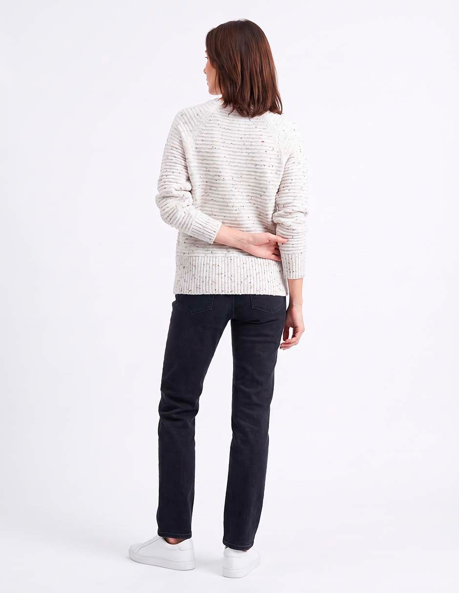 Suéter cuello redondo para mujer 2
