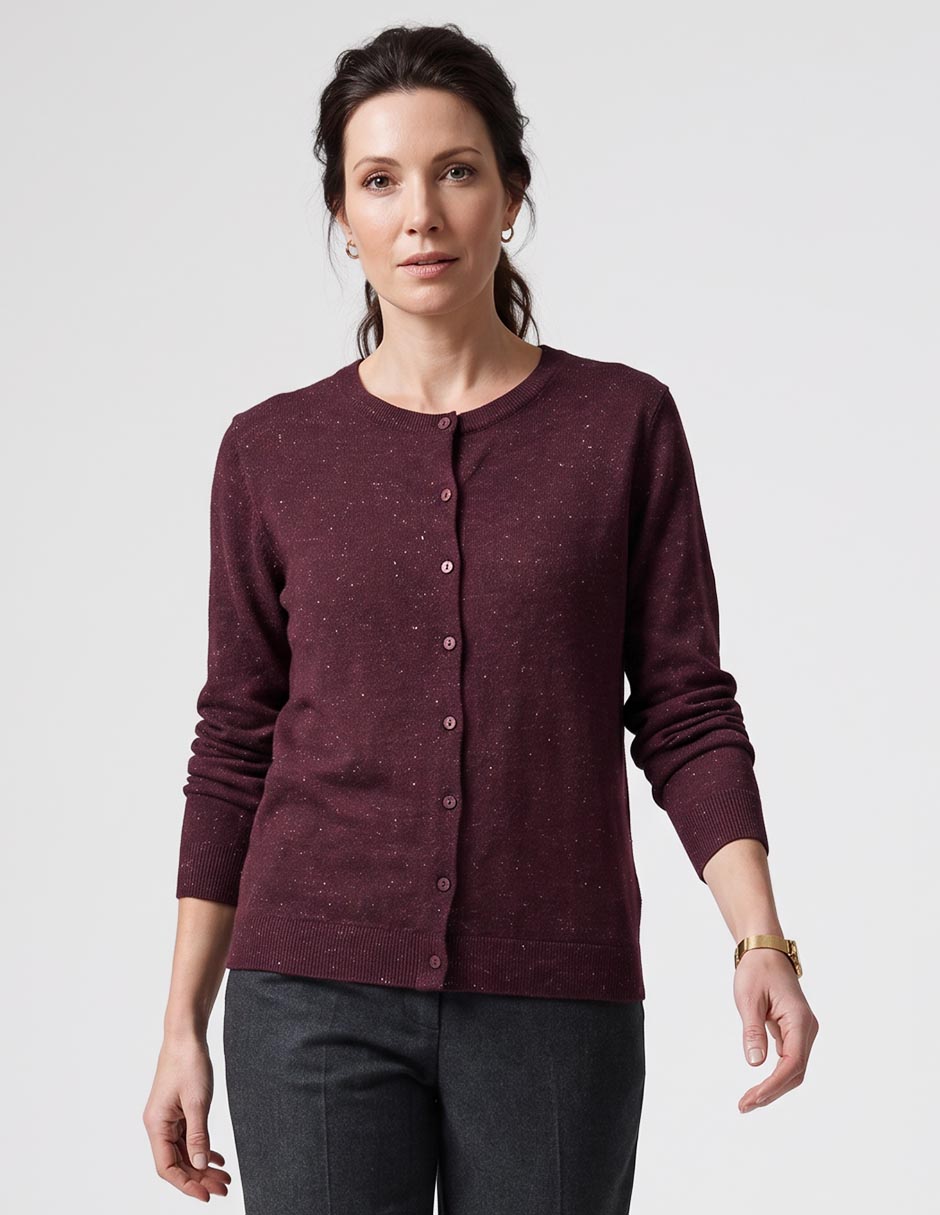 Suéter cuello redondo para mujer