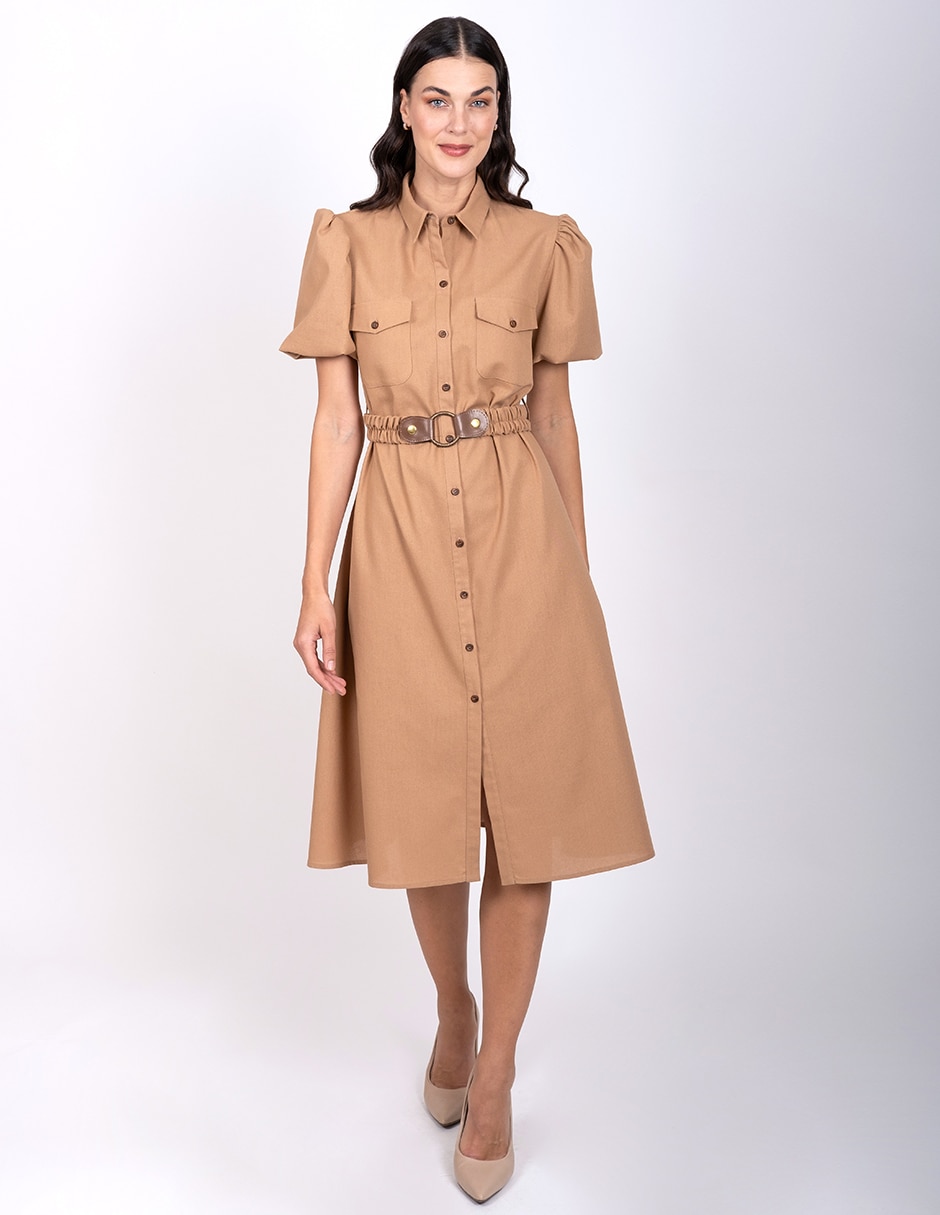Vestido a la rodilla casual para mujer Vestido a la rodilla casual para mujer