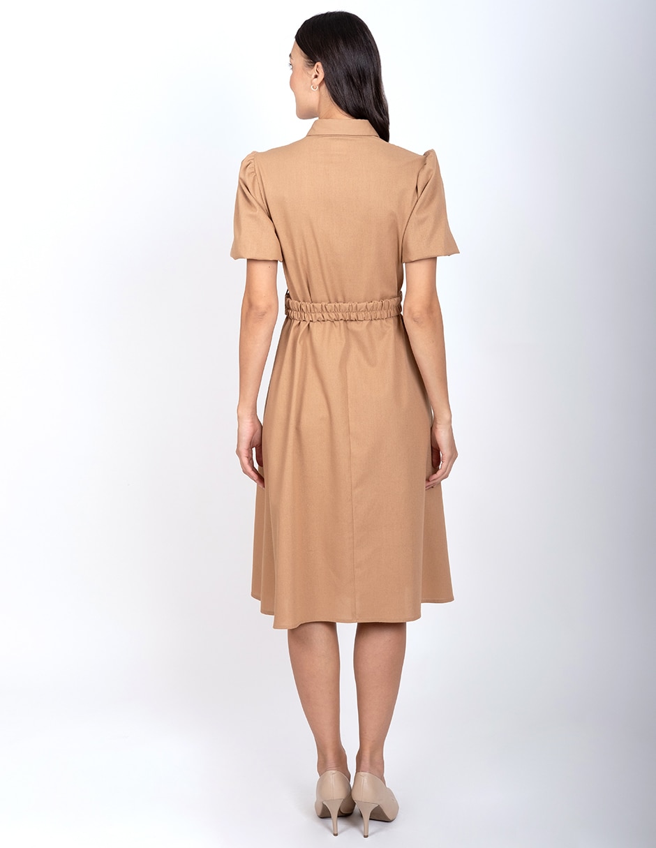 Vestido a la rodilla casual para mujer