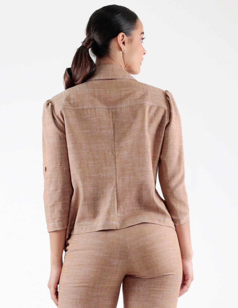 Saco sastreado casual para mujer