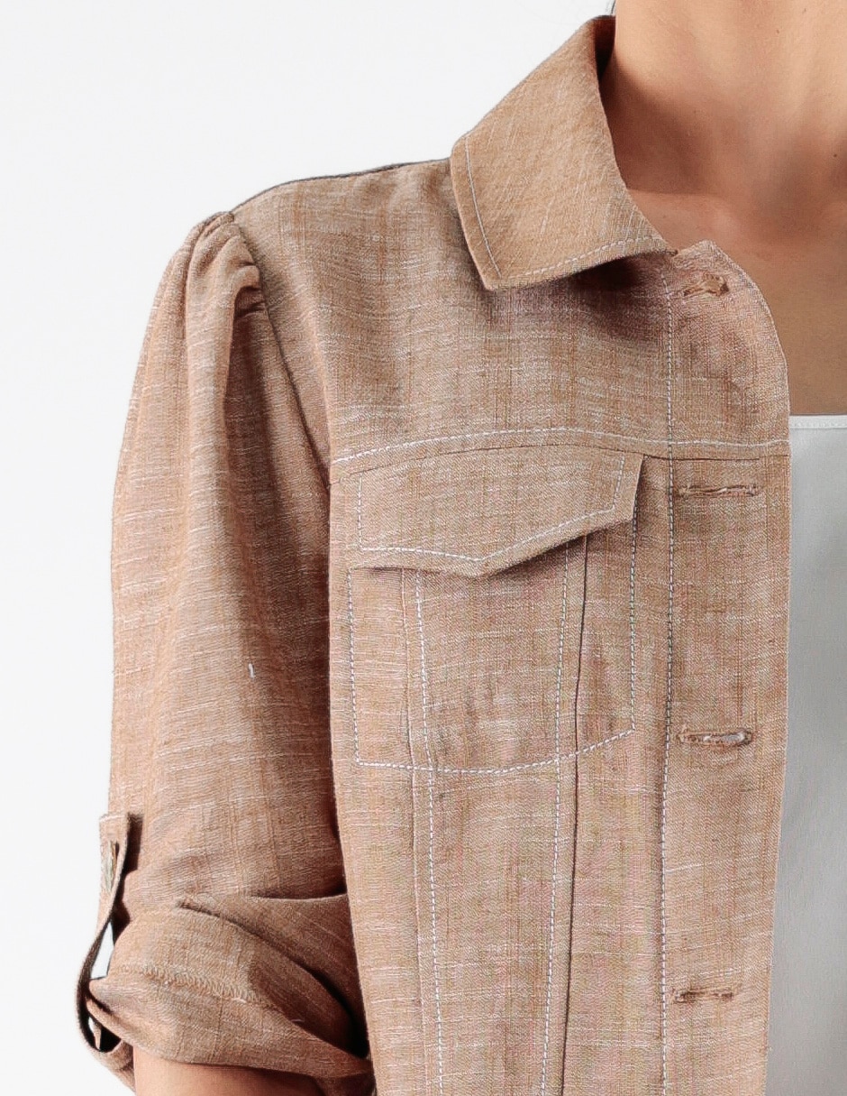 Saco sastreado casual para mujer