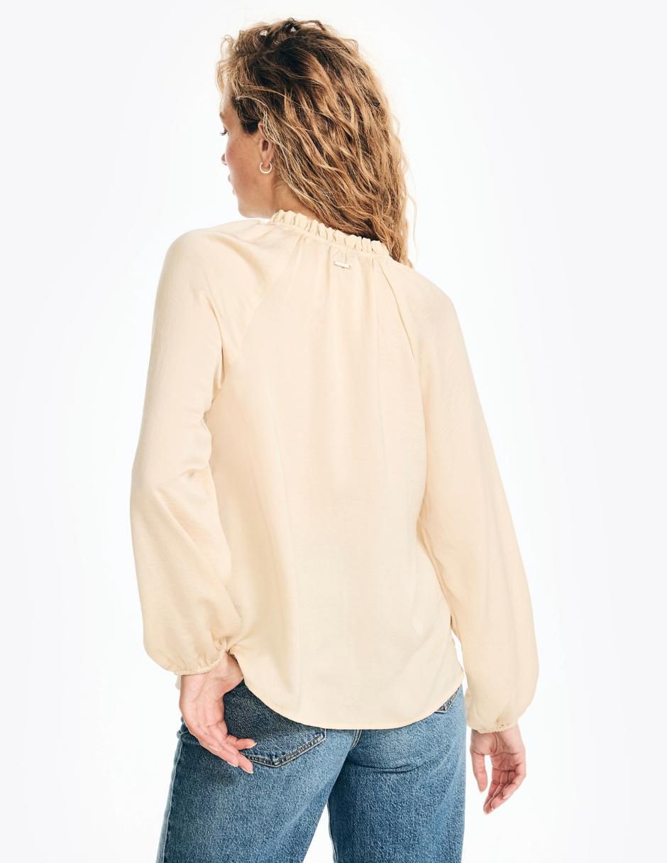 Blusa manga larga para mujer