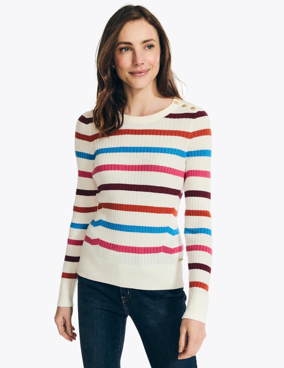 Suéter cuello redondo para mujer Suéter cuello redondo para mujer