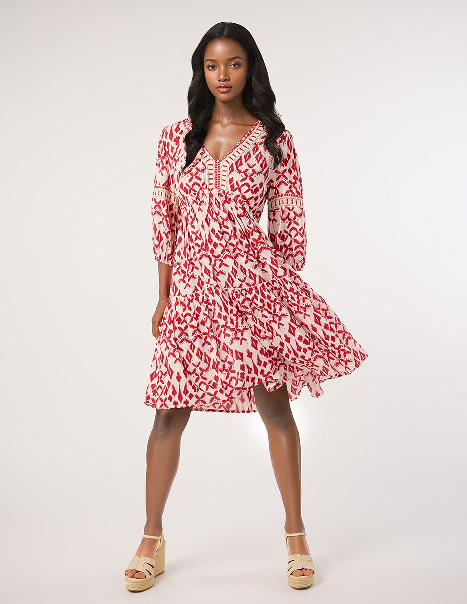 Vestido a la rodilla casual para mujer Vestido a la rodilla casual para mujer