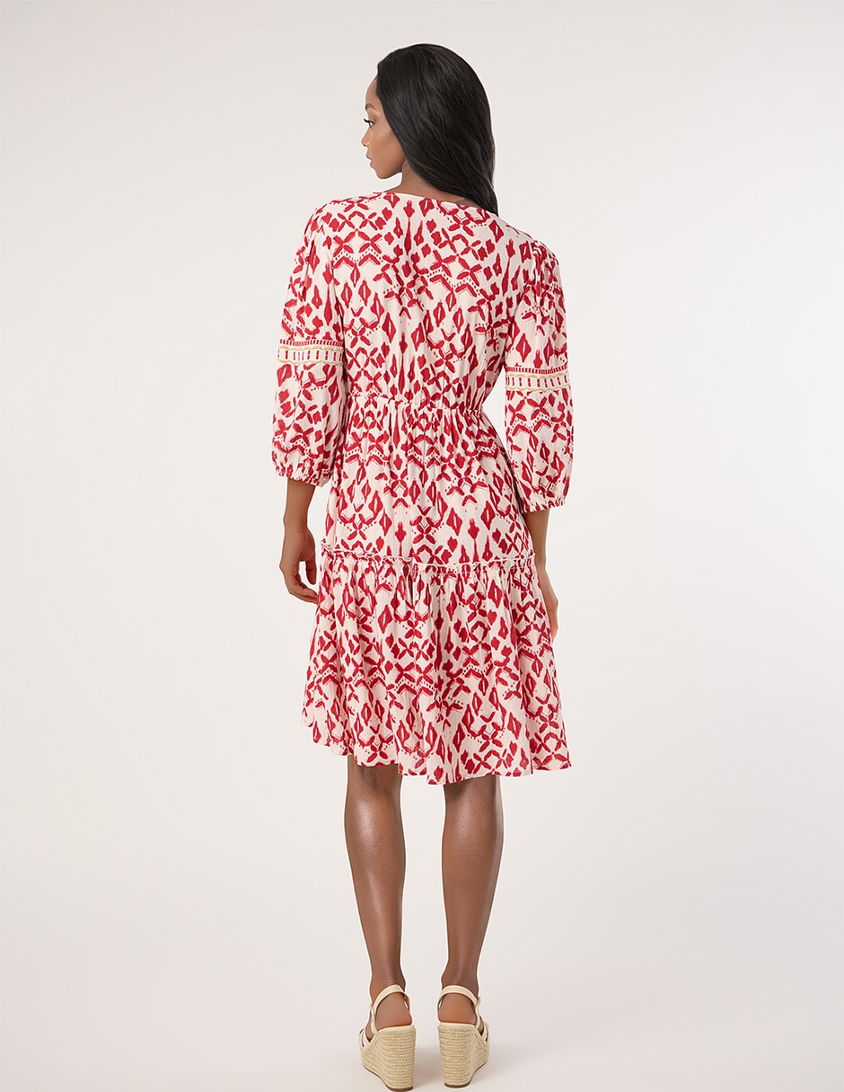 Vestido a la rodilla casual para mujer 2