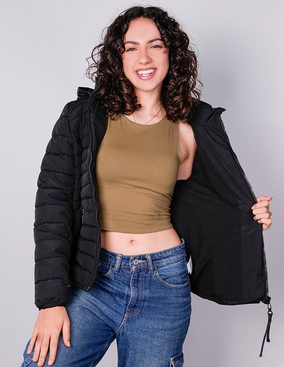 Chamarra acolchada greenlander para mujer