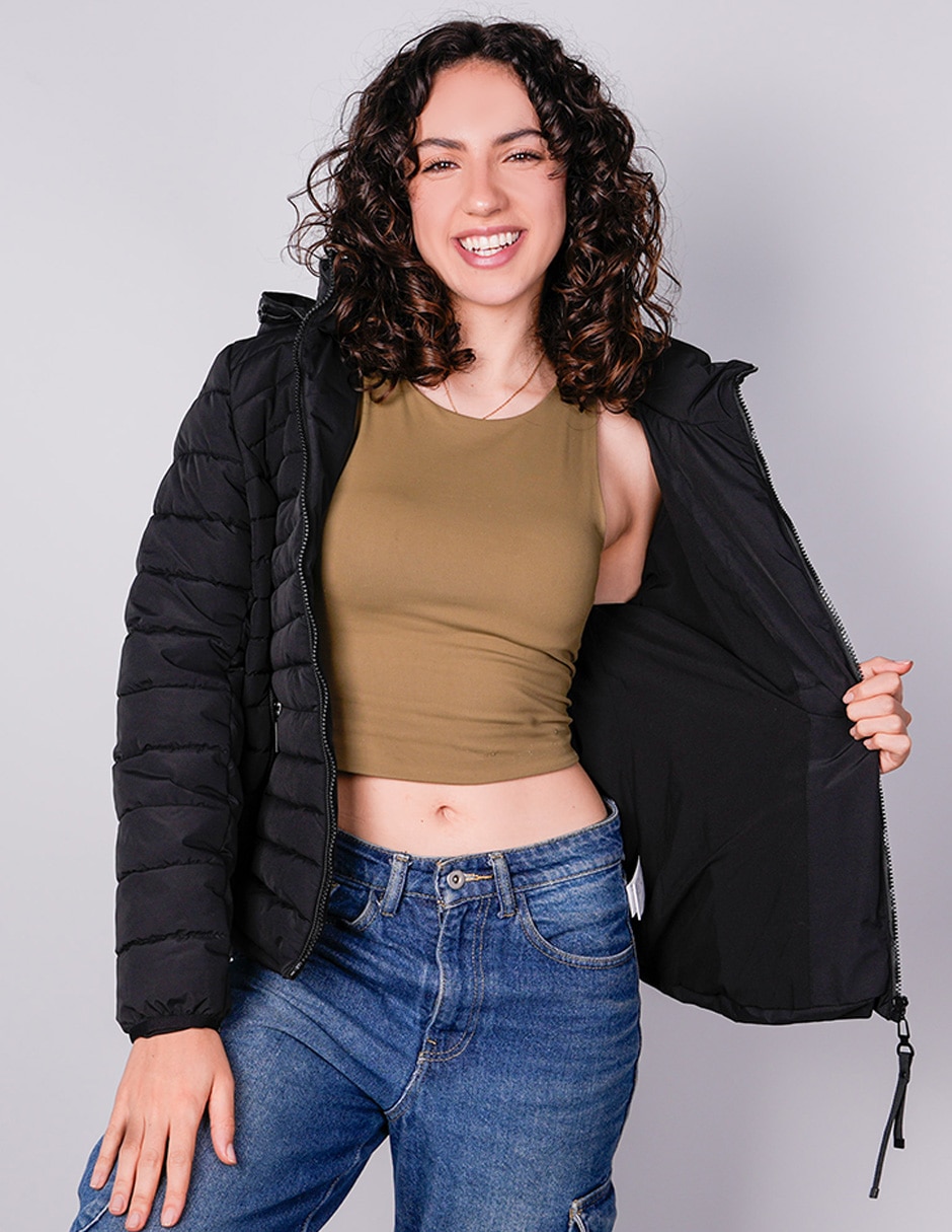 Chamarra acolchada greenlander para mujer