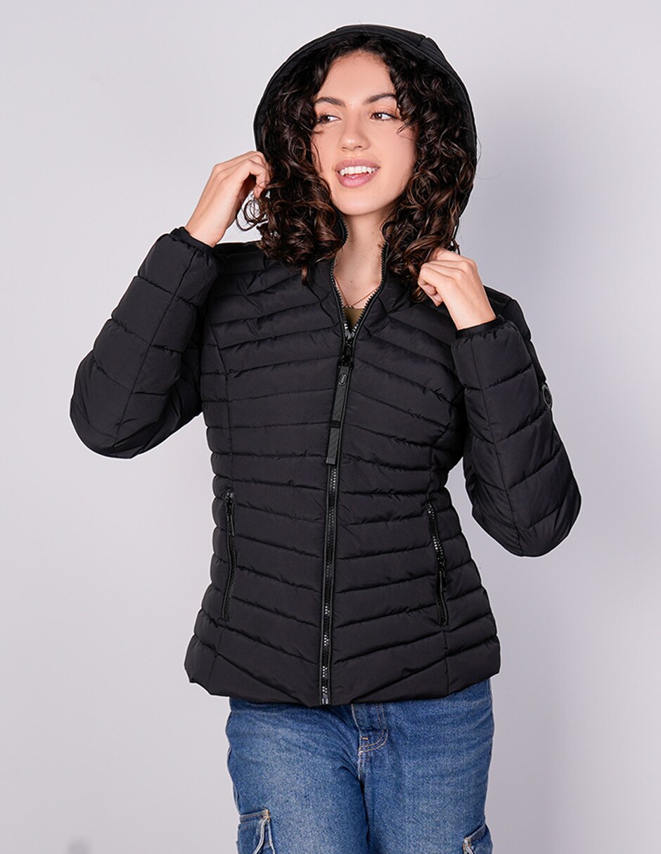 Chamarra acolchada greenlander para mujer
