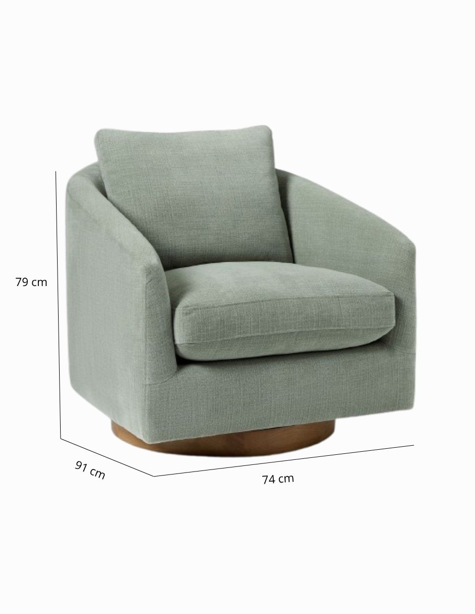 Sillón giratorio imogene 7