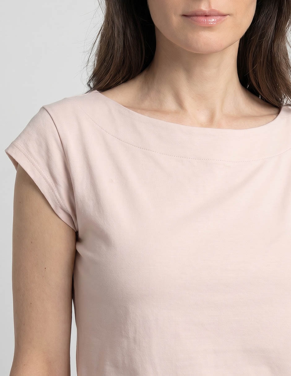 Playera manga corta cuello redondo mujer 3