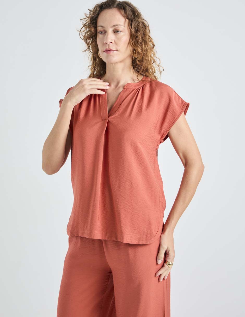 Blusa manga corta para mujer 2