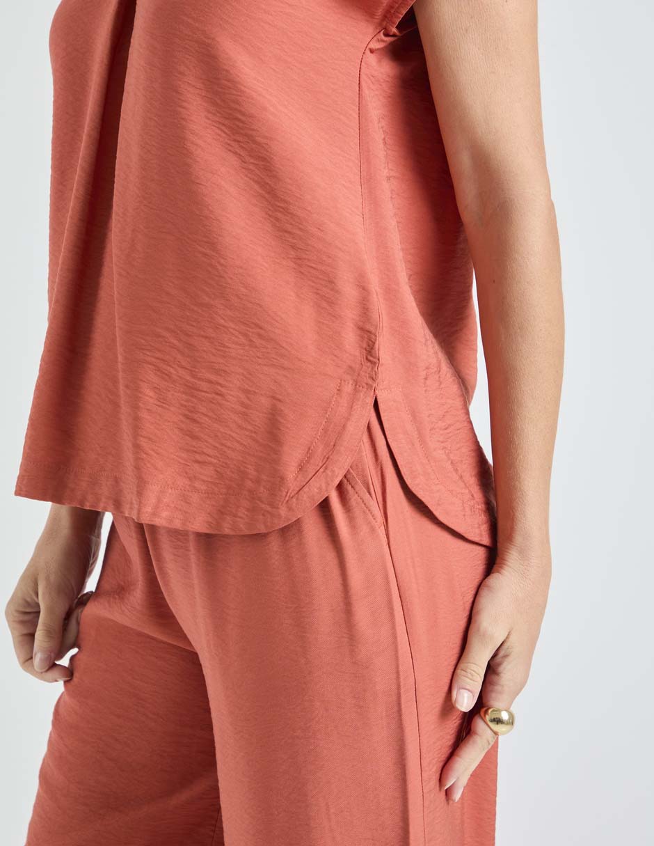 Blusa manga corta para mujer 5