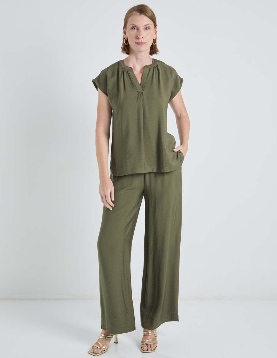 Blusa Liz Claiborne manga corta para mujer