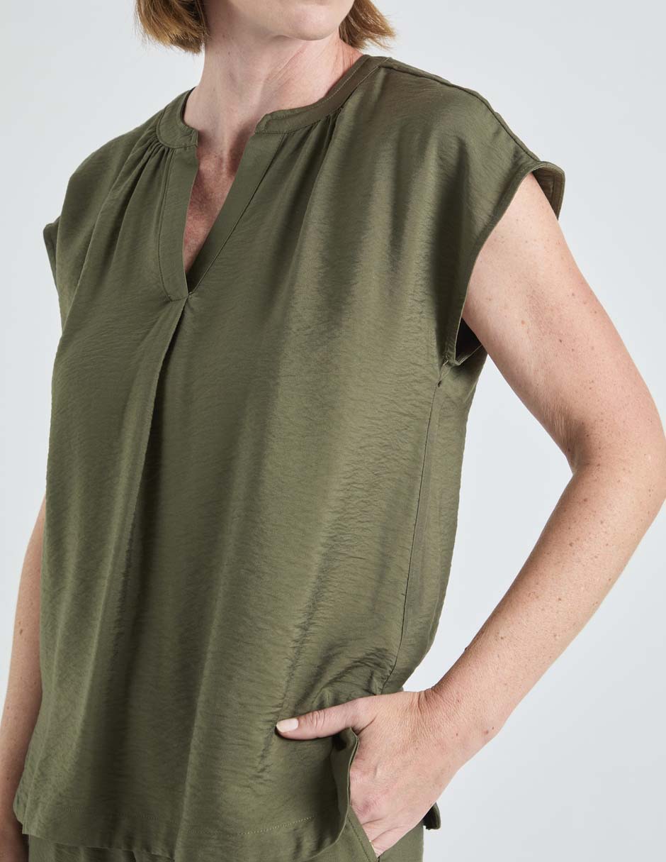 Blusa Liz Claiborne manga corta para mujer