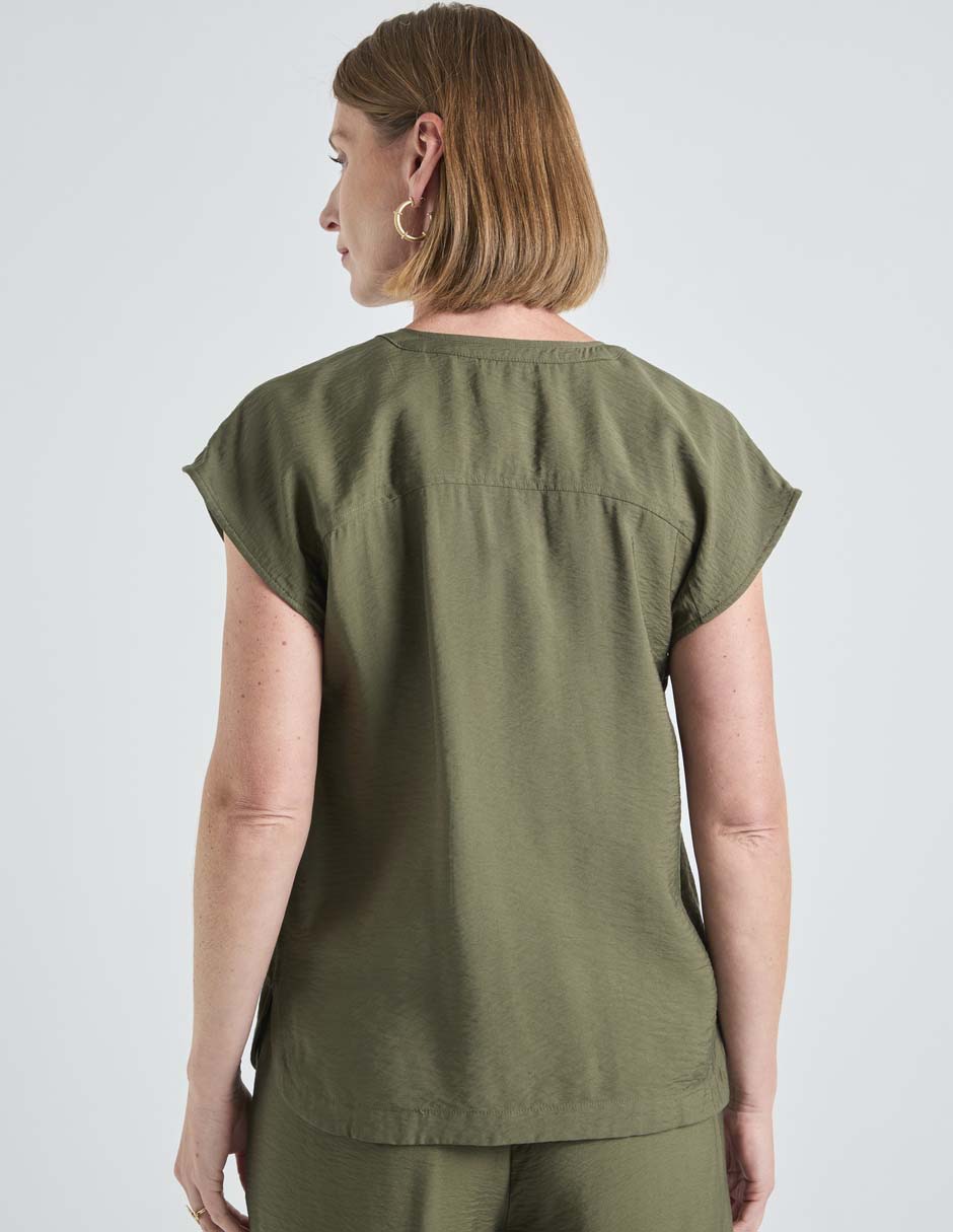 Blusa Liz Claiborne manga corta para mujer