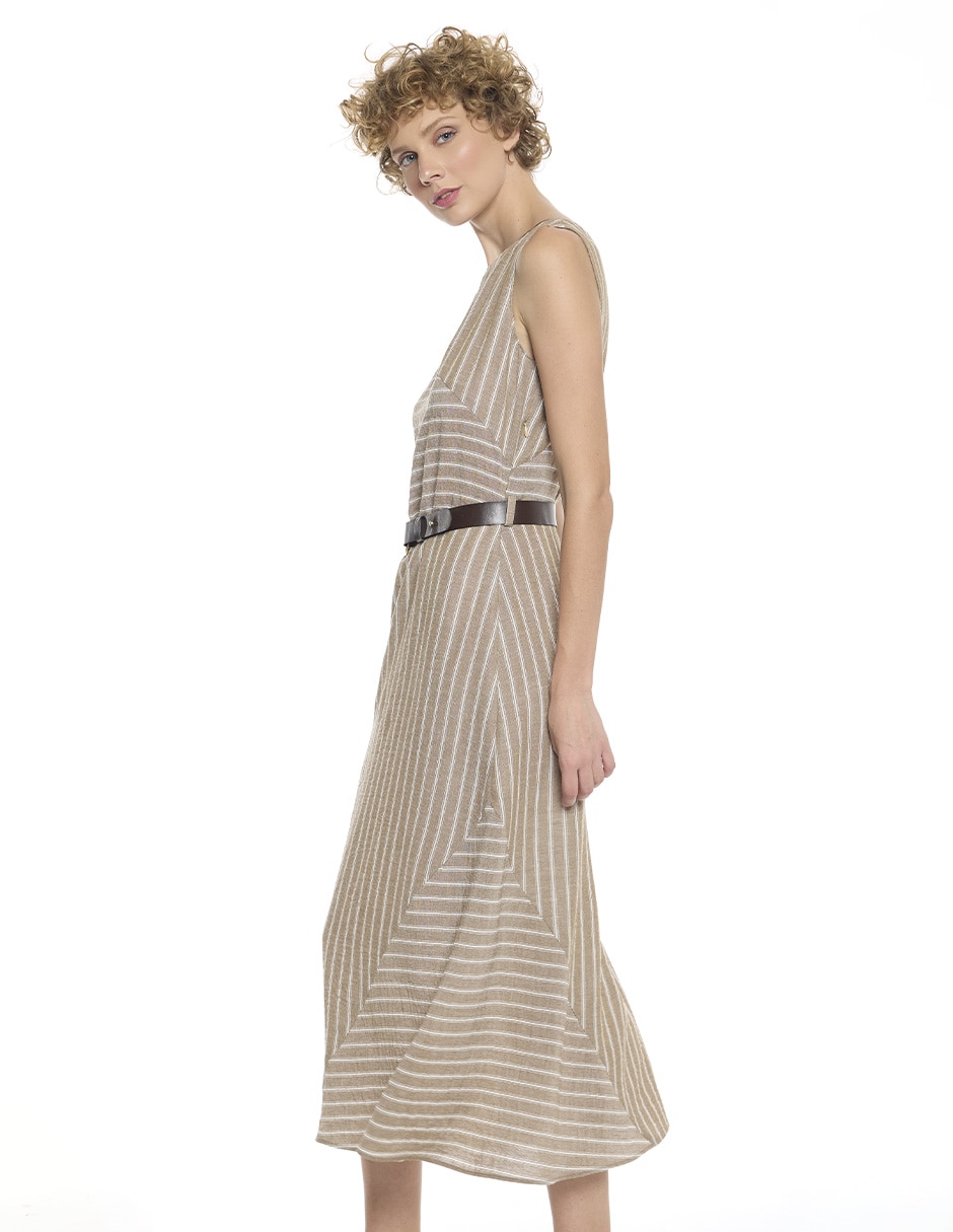 Vestido midi formal tize para mujer 5