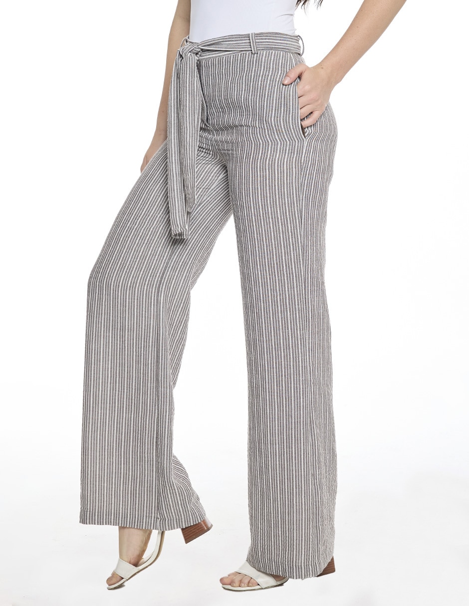 Pantalón de vestir amplio para mujer 3