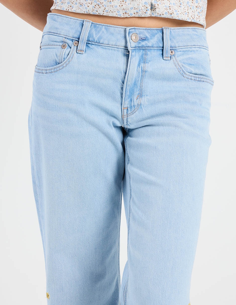 Jeans flare flare para mujer 4