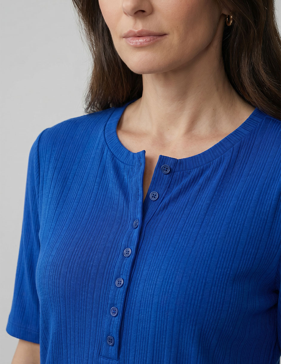 Blusa manga corta para mujer 3