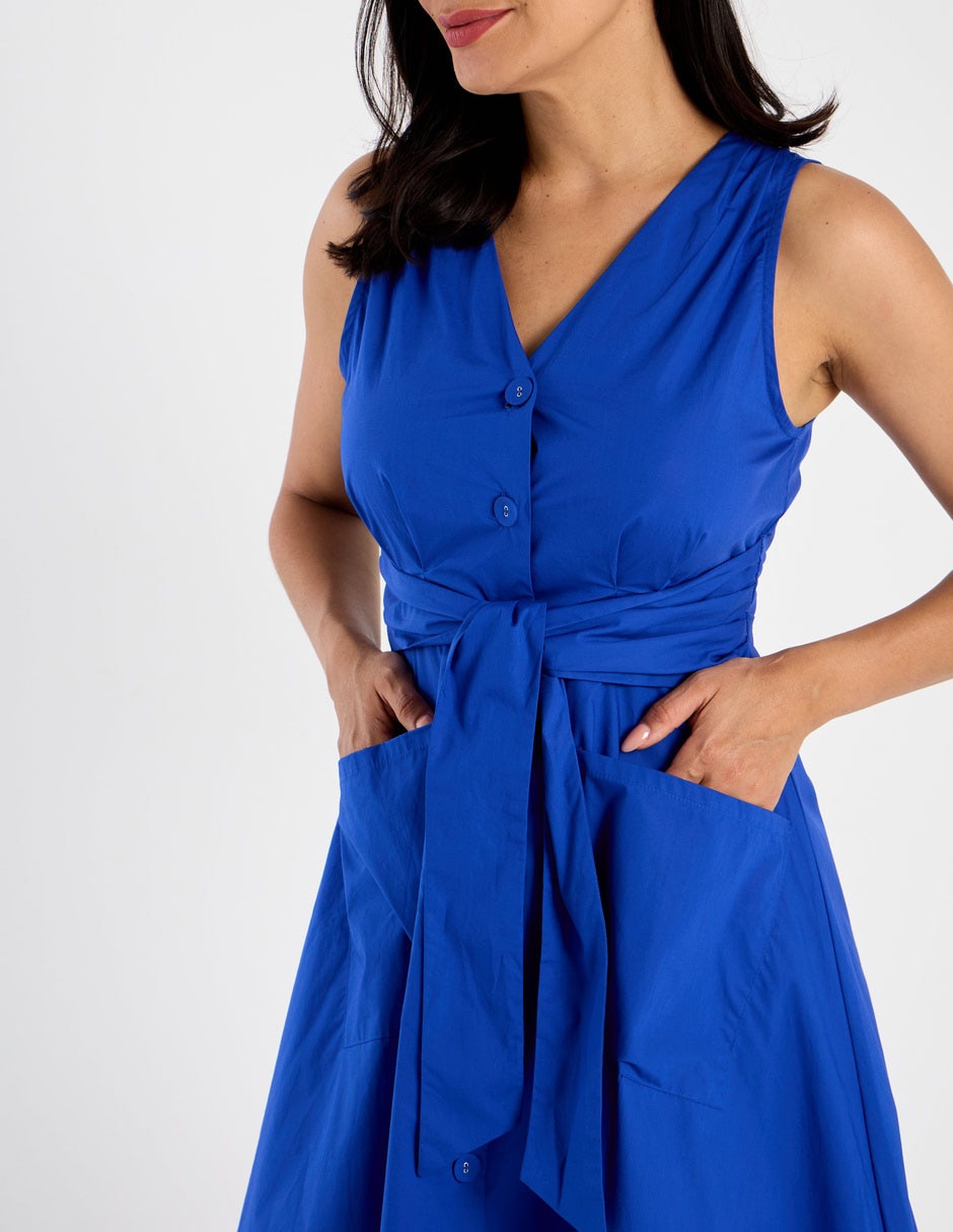 Vestido midi casual para mujer