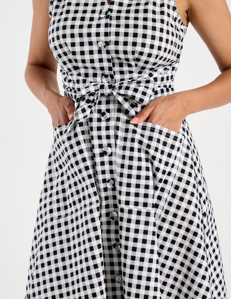 Vestido midi casual para mujer