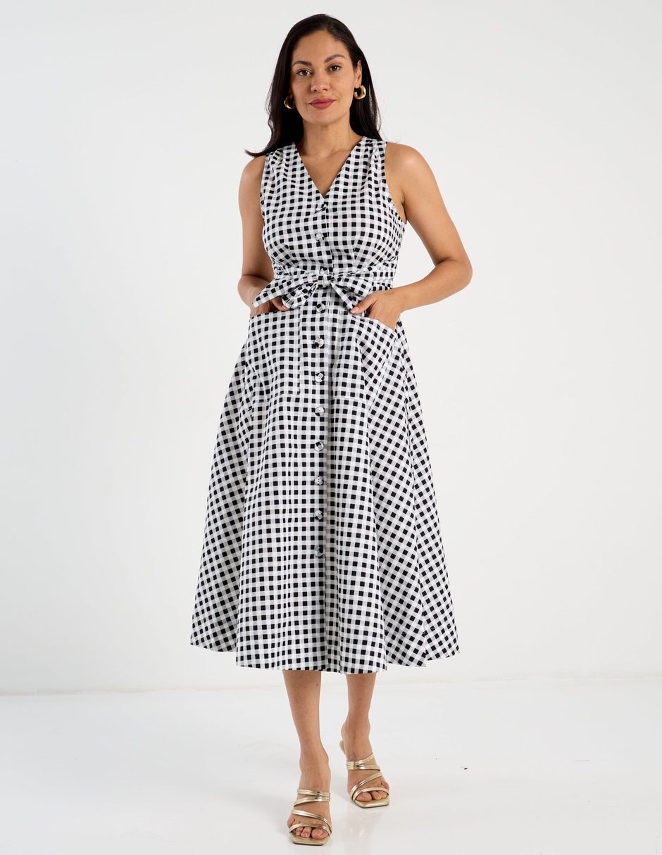 Vestido midi casual para mujer Vestido midi casual para mujer