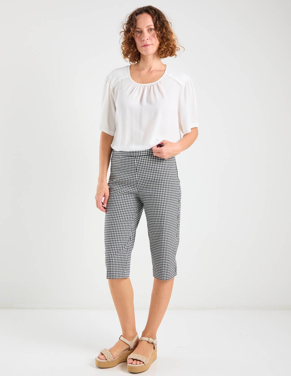 Pantalón capri skinny para mujer 4