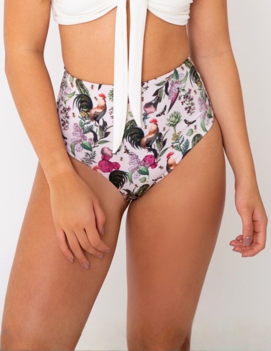 Cheeky bikini estampado animal print cintura alta para mujer Cheeky bikini estampado animal print cintura alta para mujer