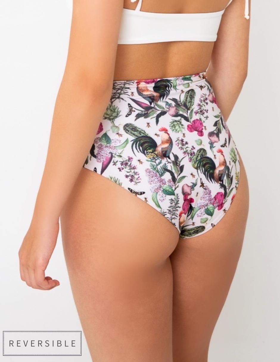 Cheeky bikini estampado animal print cintura alta para mujer 3