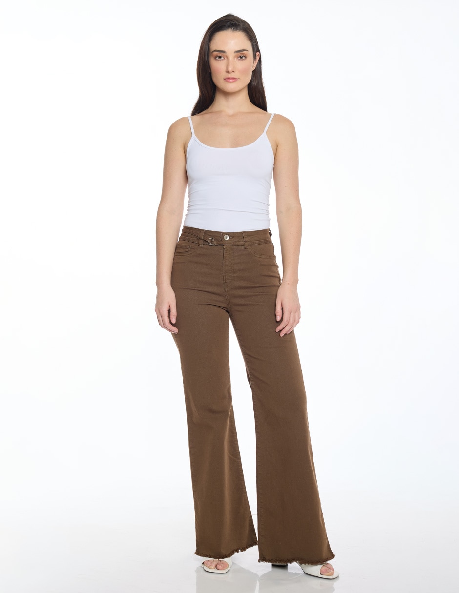 Jeans acampanado para mujer 2
