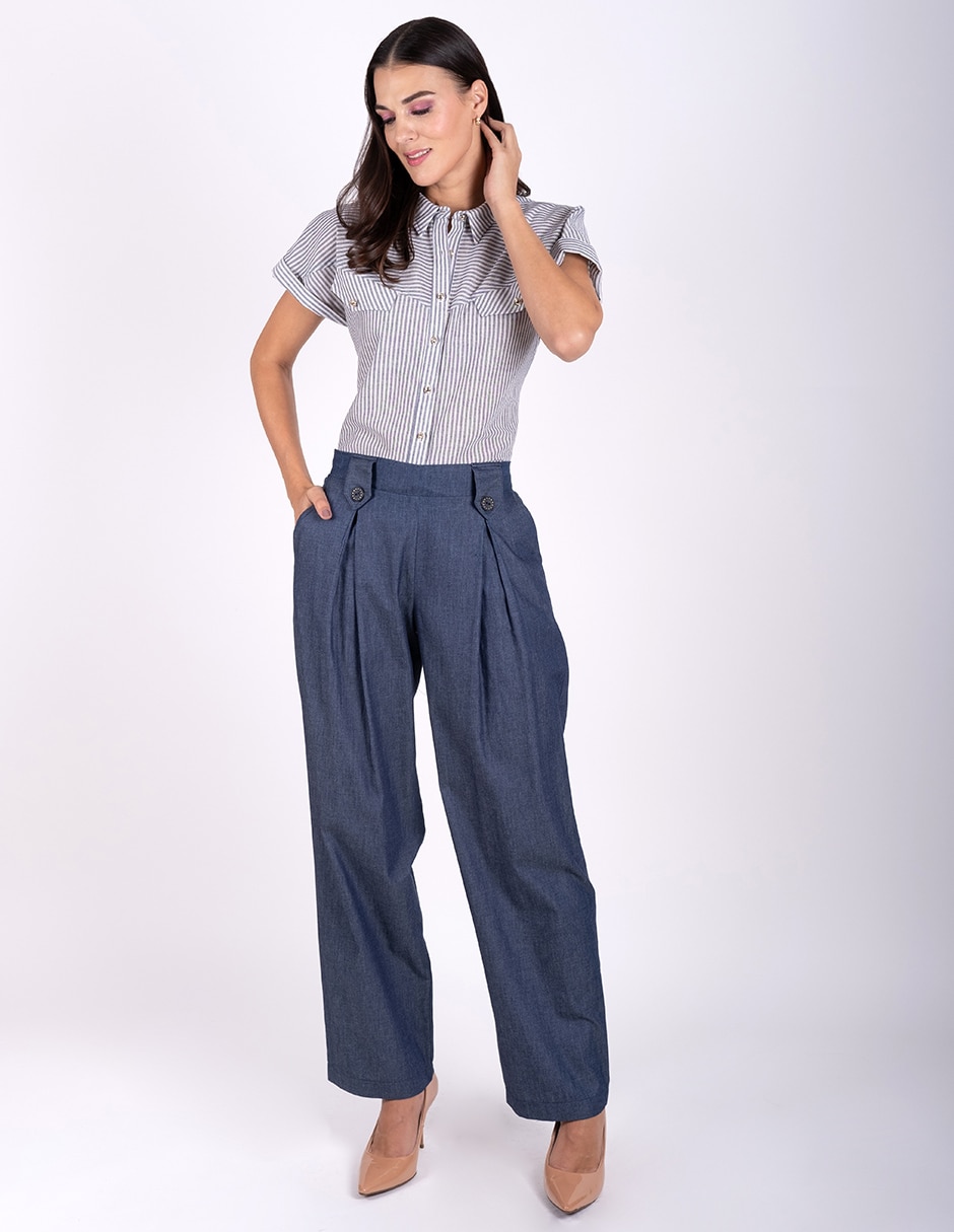 Pantalón amplio para mujer