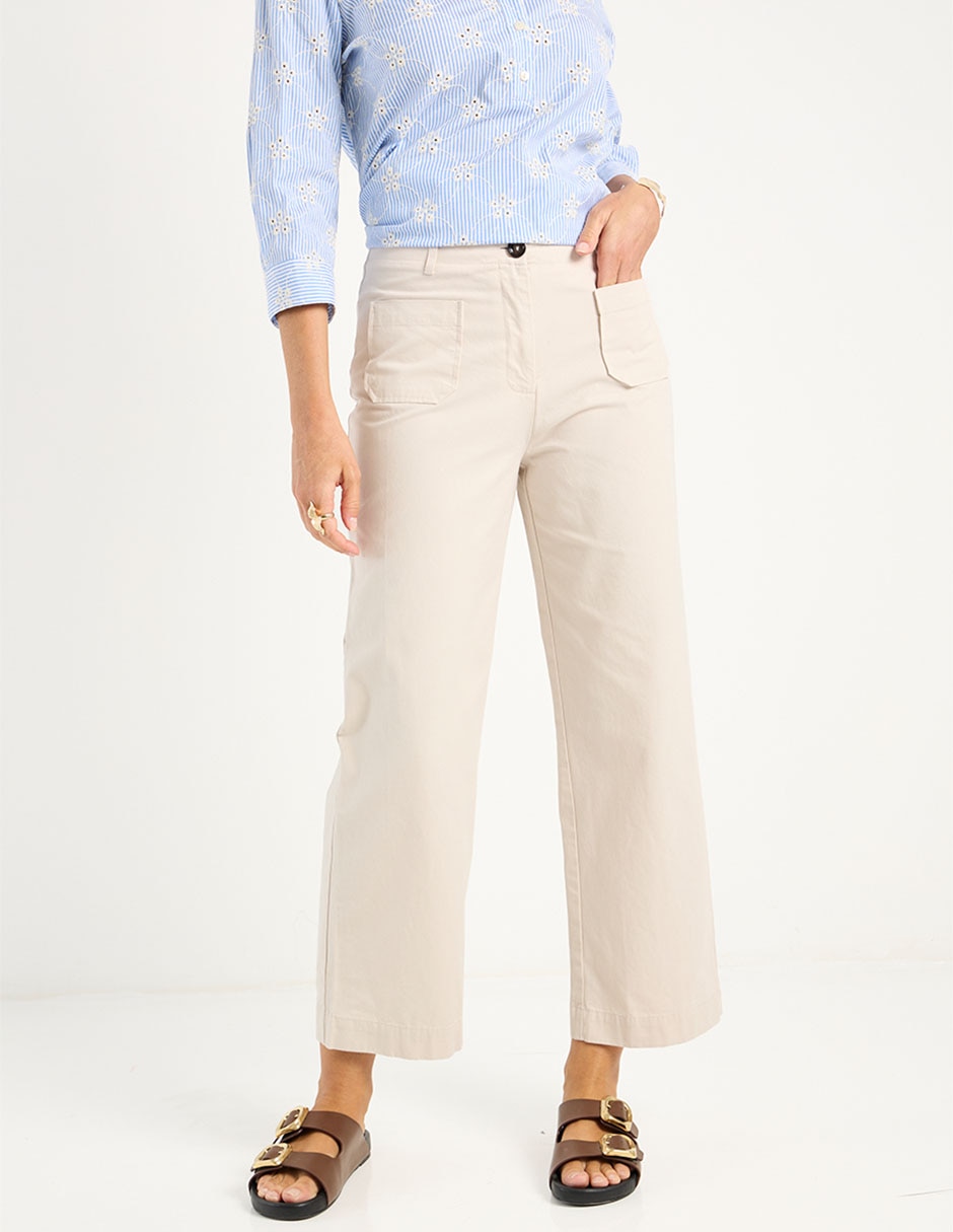 Pantalón Ferrioni straight para mujer
