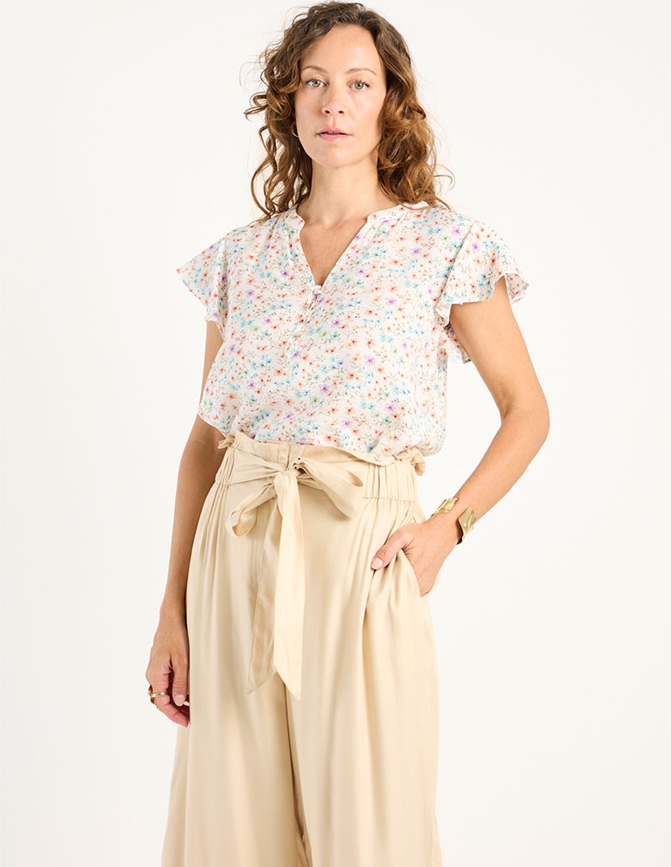 Blusa Ferrioni manga corta para mujer