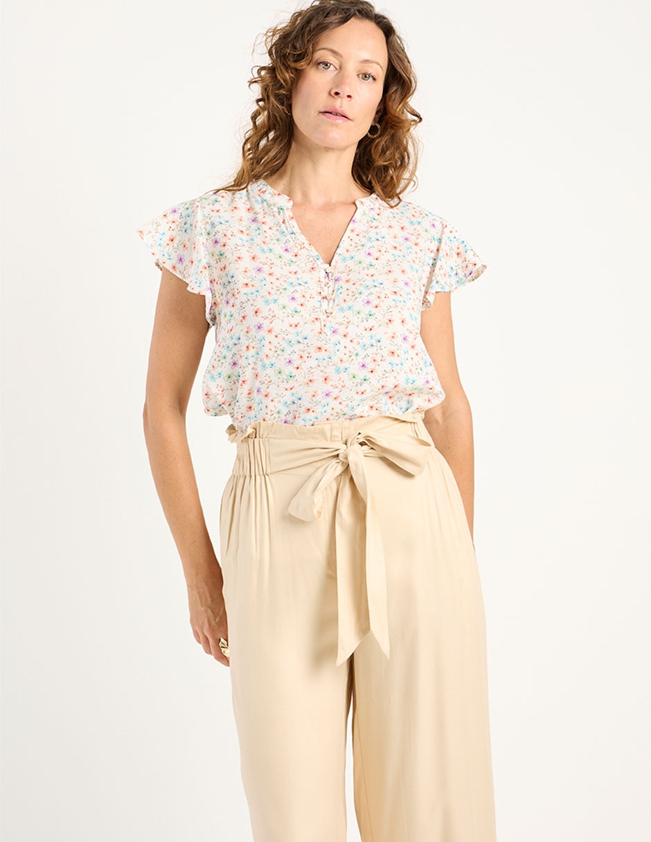 Blusa Ferrioni manga corta para mujer